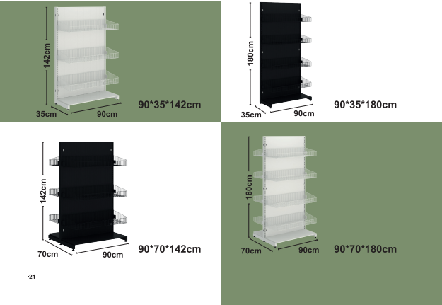 Ffoniwch ar Wire Shelves