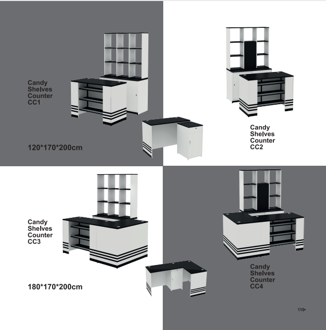 Cadeirydd Candy Shelves Counter